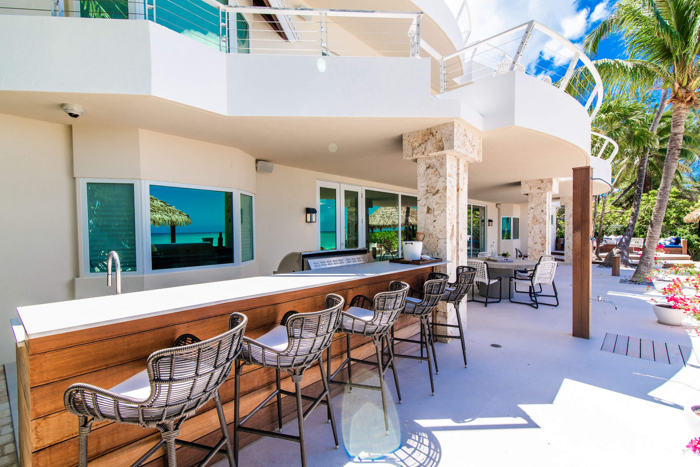 Seascape Villa Cayman Islands Grand Cayman Beachfront Luxury Caribbean Vacation Seven Mile Beach